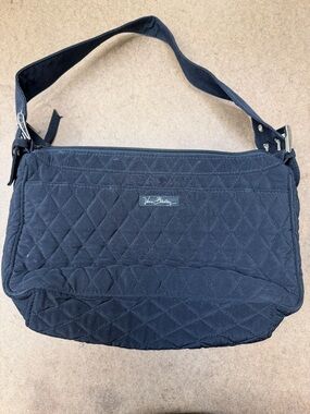 Vera Bradley Black Quilted Crossbody Shoulder Bag